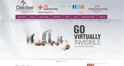 Desktop Screenshot of decibelclinic.com